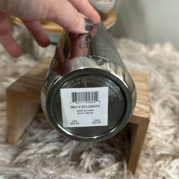 Starbucks Silver 50th Anniversary Mermaid Stainless Steel Water Bottle 20 oz - Picture 5 of 17